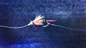 Dropper Attached to Bend of Hook - Tandem Fly Setup - Two Fly Setup
